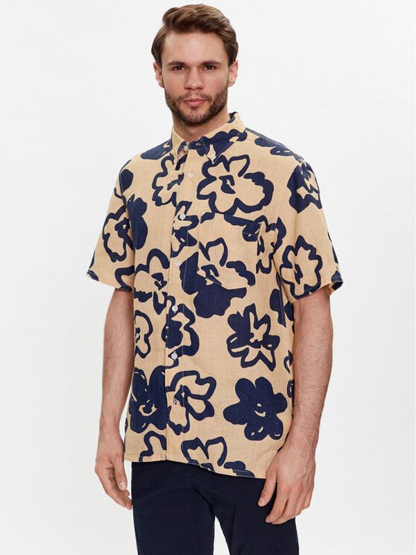 Tommy Hilfiger Tommy Hilfiger Риза MW0MW30912 Бежов Regular Fit