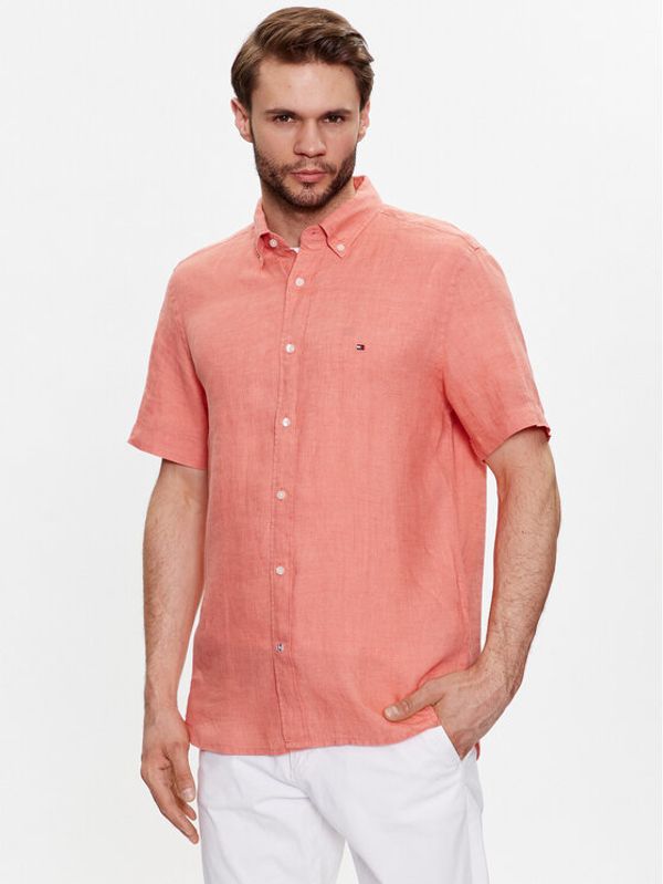 Tommy Hilfiger Tommy Hilfiger Риза MW0MW30916 Оранжев Regular Fit