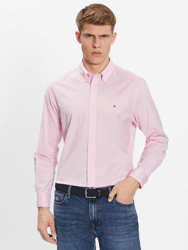 Tommy Hilfiger Tommy Hilfiger Риза MW0MW30934 Розов Regular Fit
