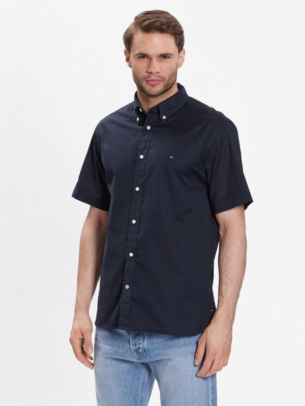 Tommy Hilfiger Tommy Hilfiger Риза MW0MW31382 Тъмносин Regular Fit