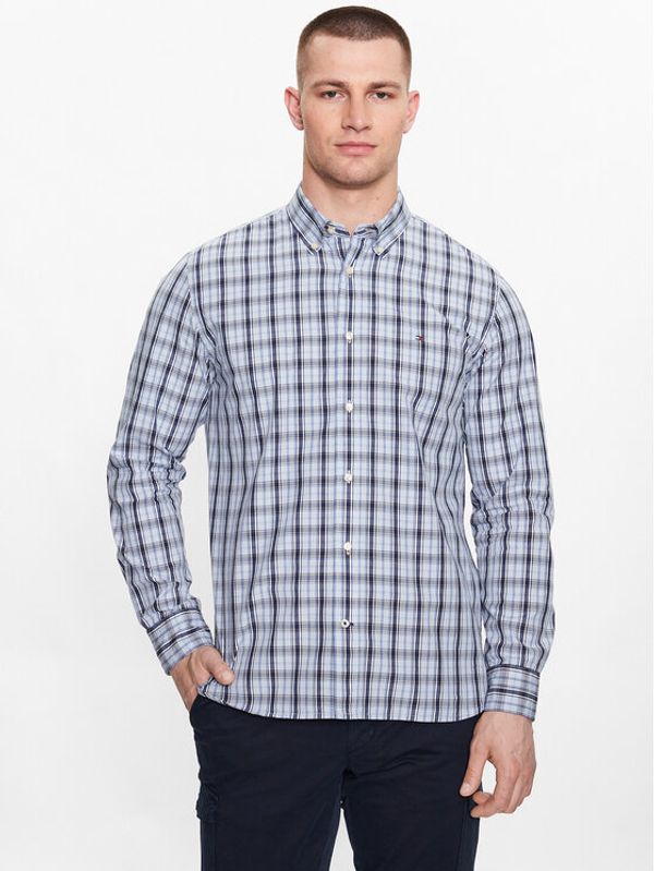 Tommy Hilfiger Tommy Hilfiger Риза MW0MW31796 Син Regular Fit