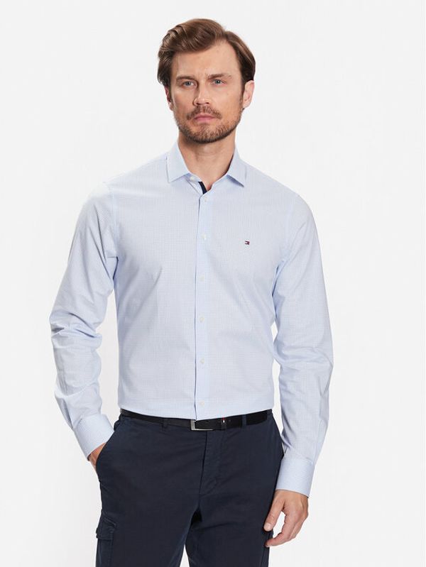 Tommy Hilfiger Tommy Hilfiger Риза MW0MW31845 Син Slim Fit