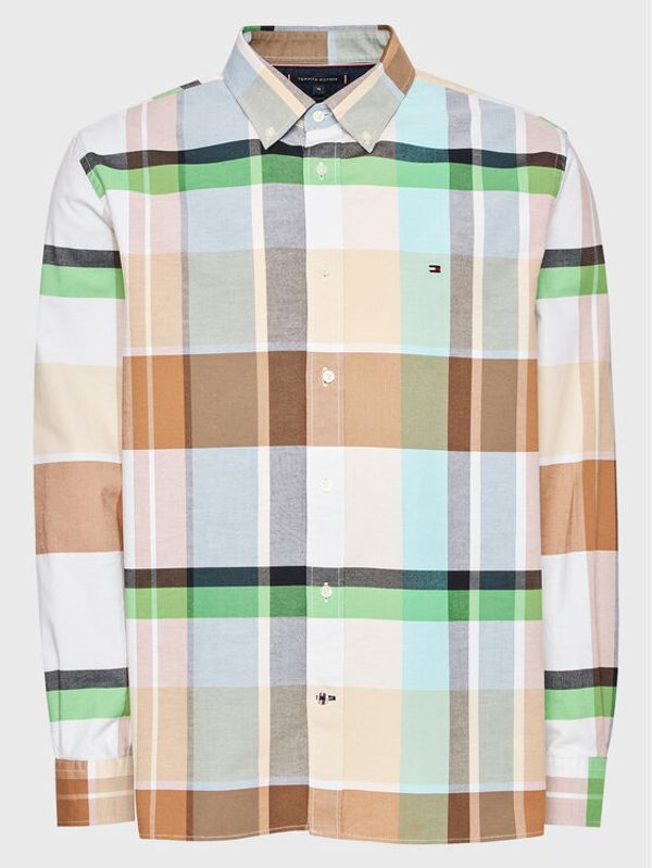 Tommy Hilfiger Tommy Hilfiger Риза Oxford Tartan MW0MW30667 Цветен Regular Fit