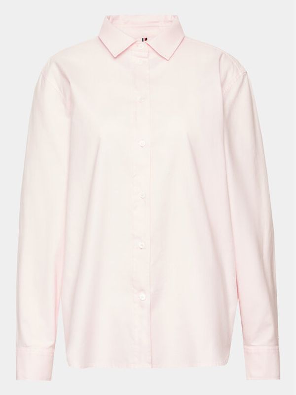 Tommy Hilfiger Tommy Hilfiger Риза Oxford WW0WW37989 Розов Relaxed Fit