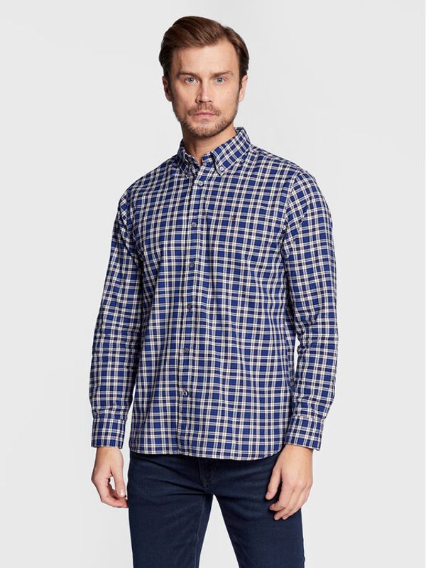 Tommy Hilfiger Tommy Hilfiger Риза Tartan MW0MW29151 Син Regular Fit