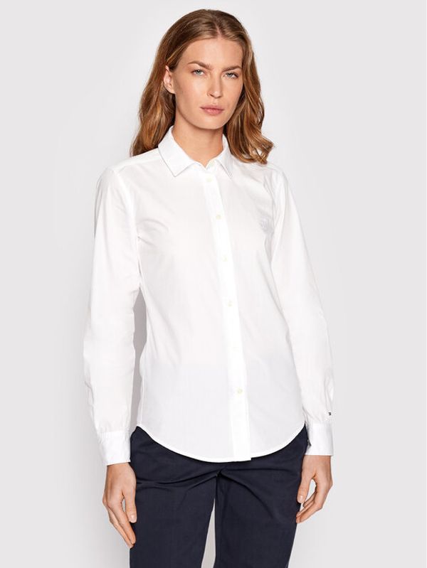Tommy Hilfiger Tommy Hilfiger Риза WW0WW36431 Бял Regular Fit