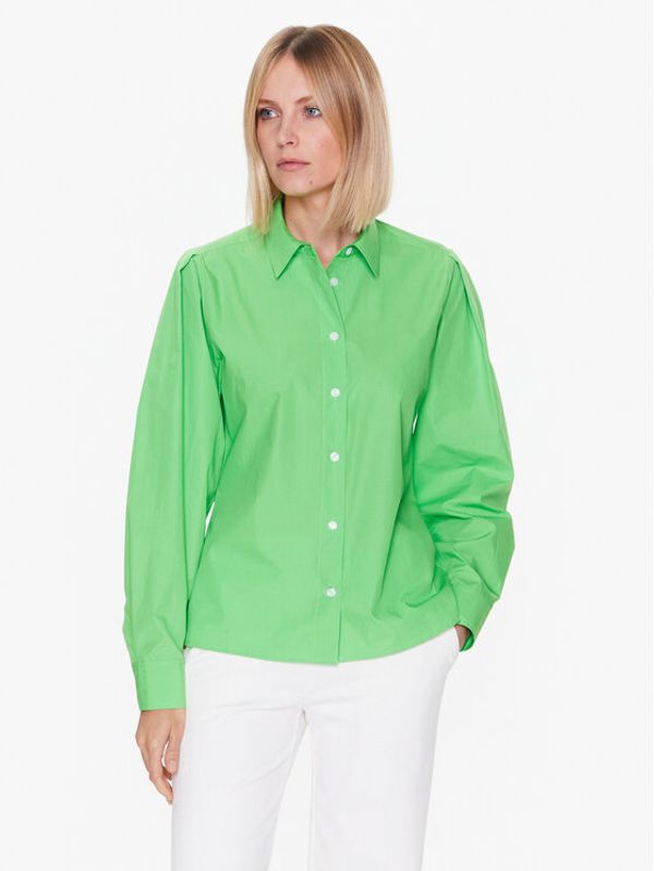 Tommy Hilfiger Tommy Hilfiger Риза WW0WW38616 Зелен Regular Fit