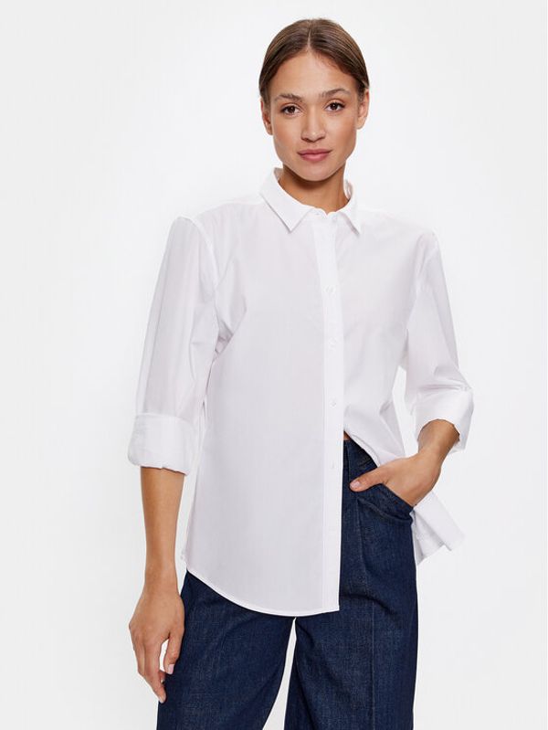 Tommy Hilfiger Tommy Hilfiger Риза WW0WW39401 Бял Regular Fit