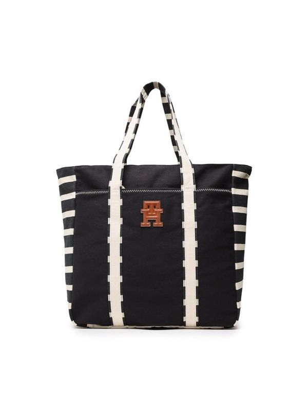 Tommy Hilfiger Tommy Hilfiger Сак Th Coastal Prep Breton Tote AM0AM11079 Тъмносин