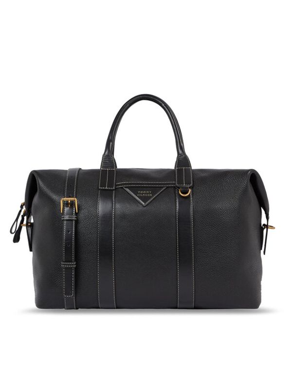 Tommy Hilfiger Tommy Hilfiger Сак Th Premium Leather Duffle AM0AM11565 Черен