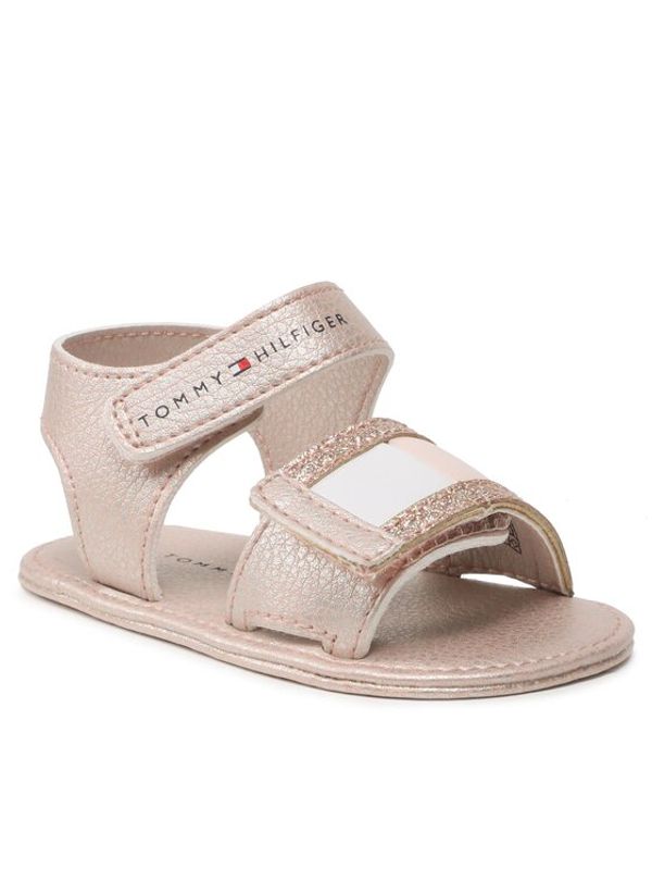 Tommy Hilfiger Tommy Hilfiger Сандали Flag Velcro Sandal T0A2-32673-0268 Розов
