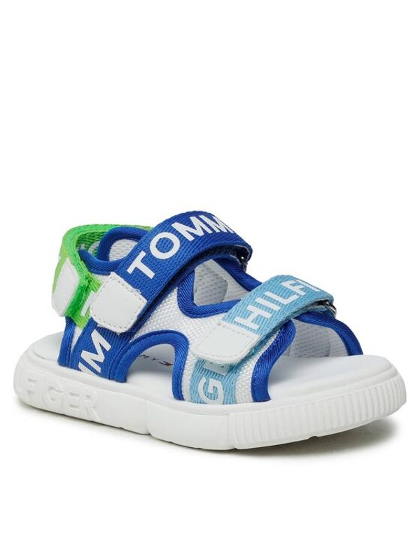 Tommy Hilfiger Tommy Hilfiger Сандали Logo Velcro T1X2-32899-1590 S Син