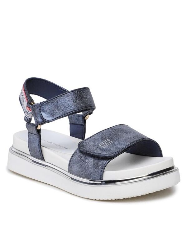 Tommy Hilfiger Tommy Hilfiger Сандали Platform Velcro Sandal T3A2-32760-0568 M Тъмносин