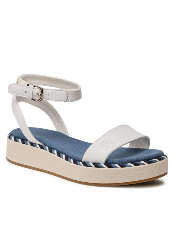 Tommy Hilfiger Tommy Hilfiger Сандали Rope Flatform FW0FW07019 Екрю