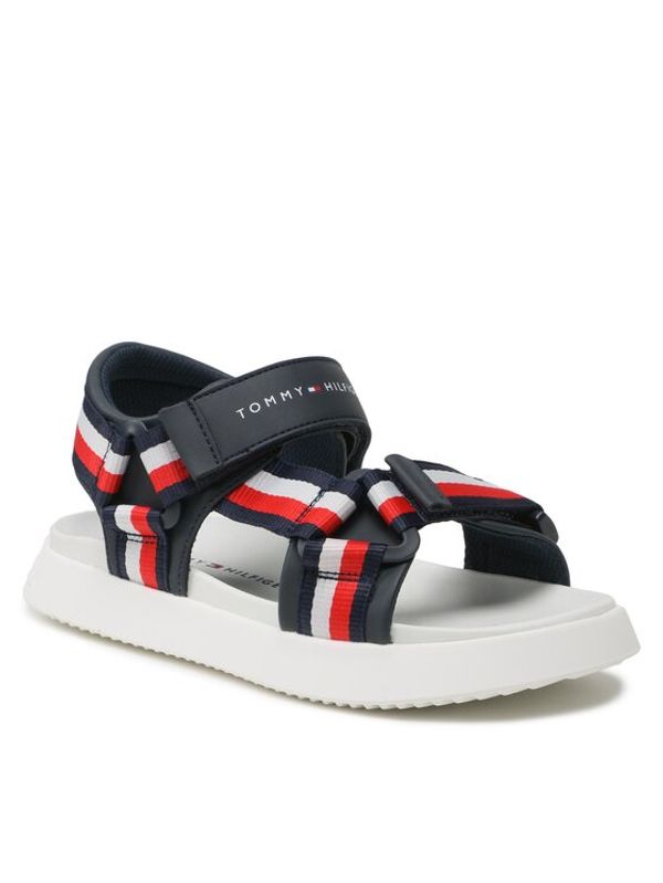 Tommy Hilfiger Tommy Hilfiger Сандали Stripes Sandal T3B2-32905-1355 S Тъмносин