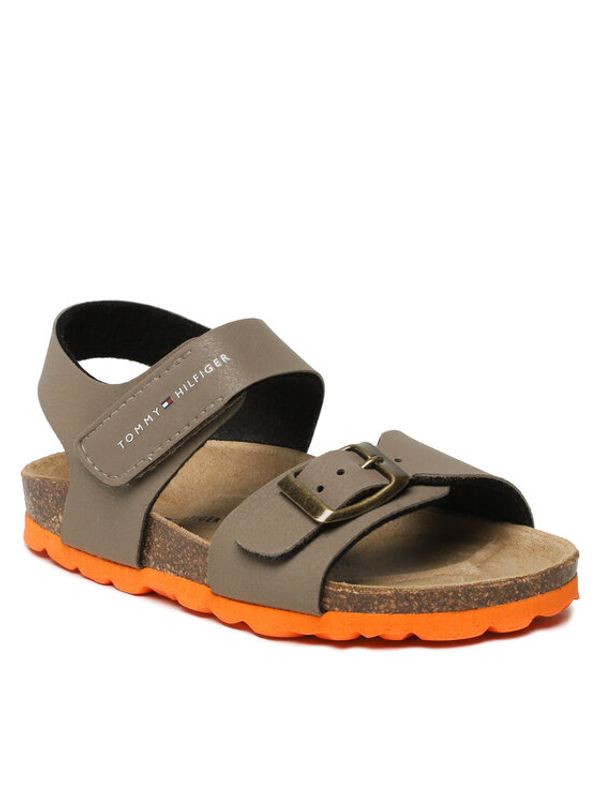 Tommy Hilfiger Tommy Hilfiger Сандали T3B2-32913-0371 S Кафяв