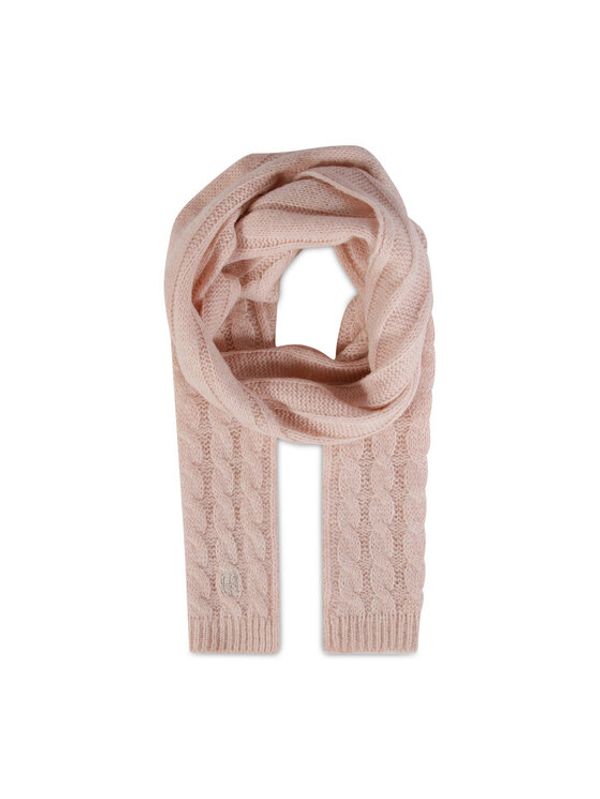Tommy Hilfiger Tommy Hilfiger Шал Th Timeless Scarf Cable AW0AW14011 Розов