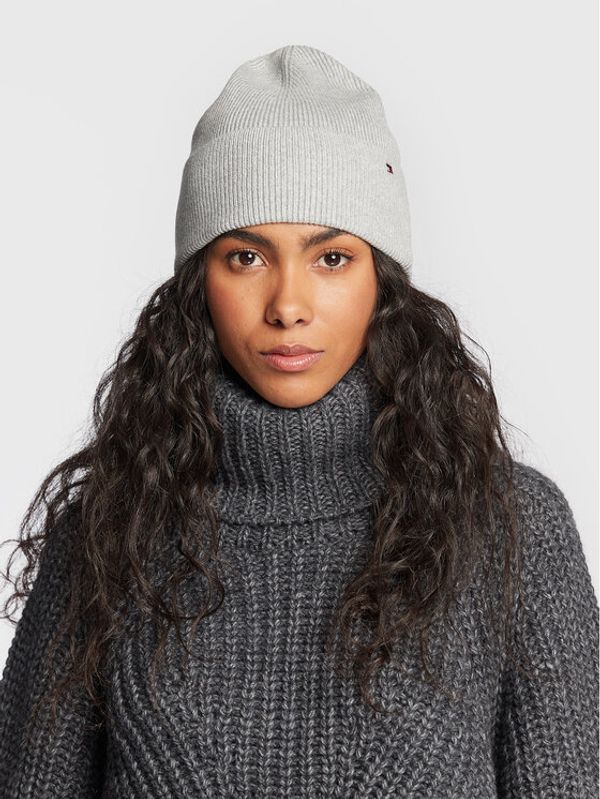 Tommy Hilfiger Tommy Hilfiger Шапка Essential Flag AW0AW13819 Сив