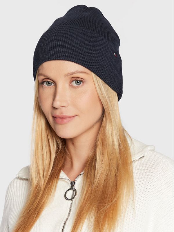 Tommy Hilfiger Tommy Hilfiger Шапка Essential Flag AW0AW13819 Тъмносин