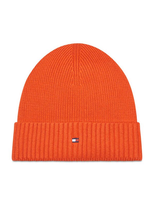 Tommy Hilfiger Tommy Hilfiger Шапка Essential Flag Beanie AM0AM10337 Оранжев