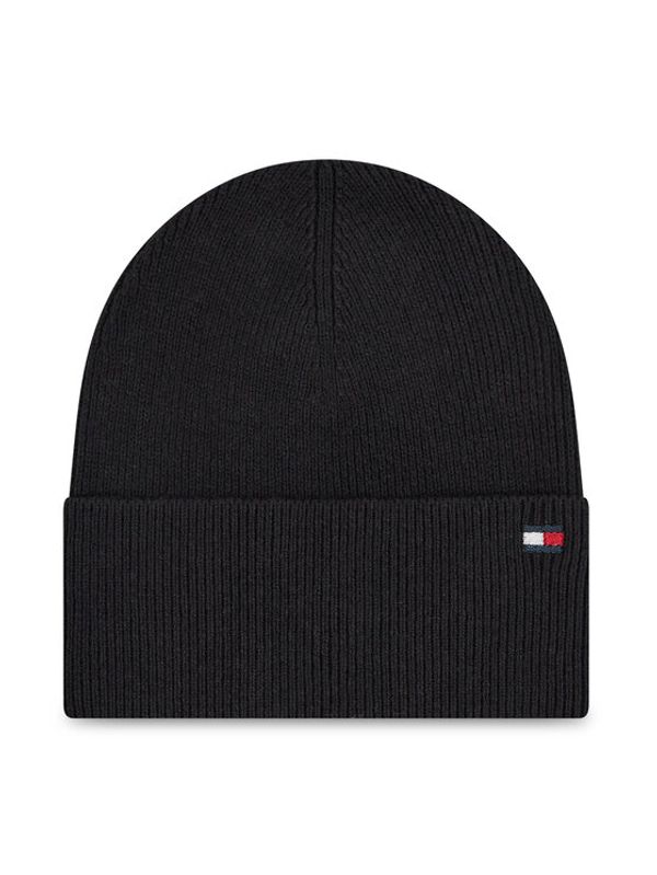 Tommy Hilfiger Tommy Hilfiger Шапка Essential Knit Beanie AW0AW10625 Черен