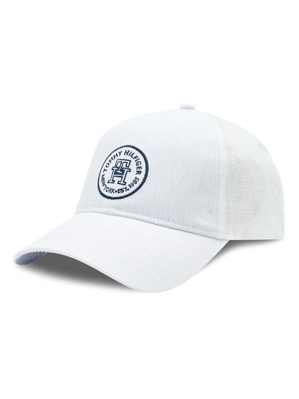 Tommy Hilfiger Tommy Hilfiger Шапка с козирка AM0AM11254 Бял