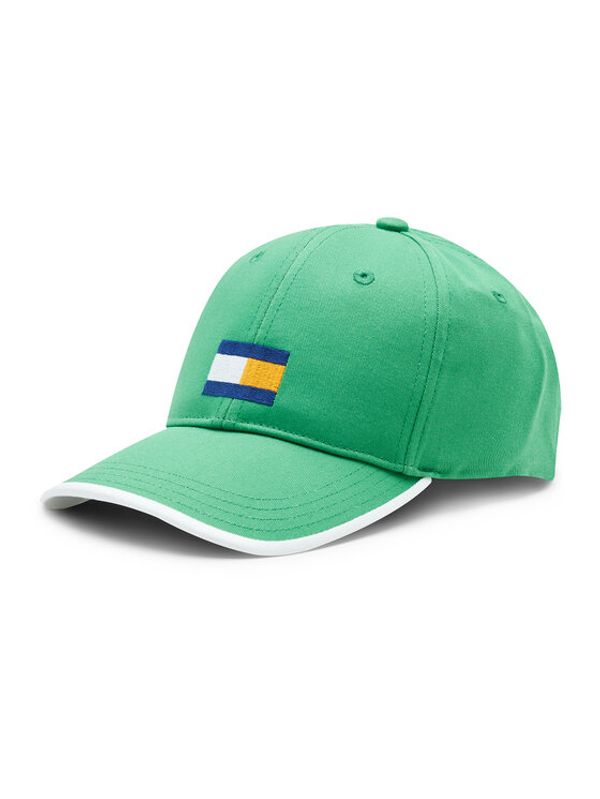 Tommy Hilfiger Tommy Hilfiger Шапка с козирка AU0AU01732 Зелен