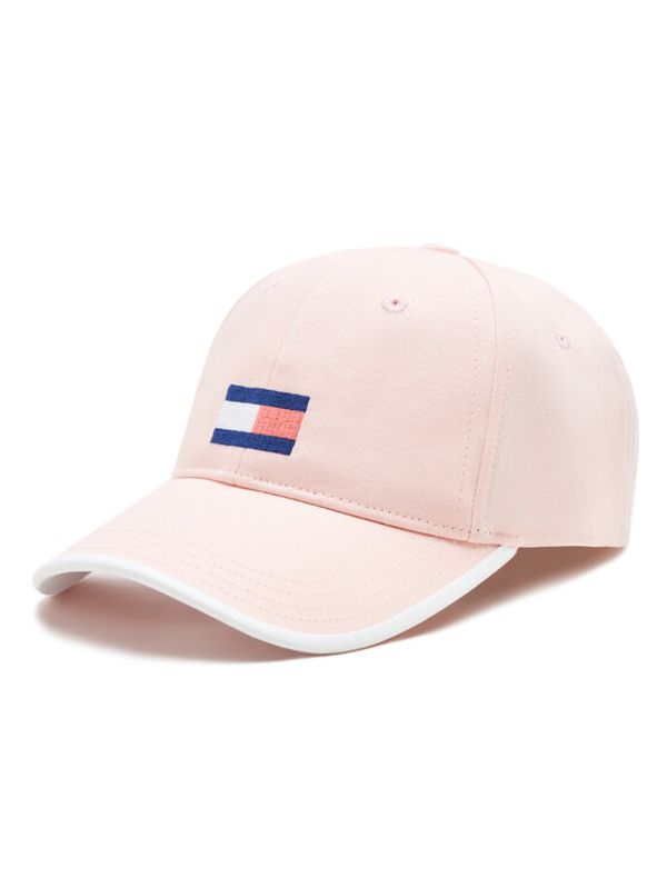 Tommy Hilfiger Tommy Hilfiger Шапка с козирка Big Flag AU0AU01732 Розов