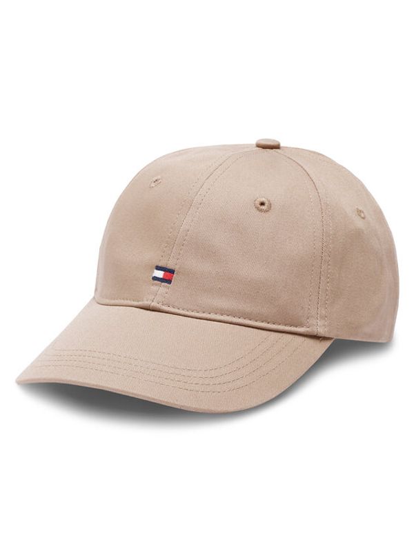Tommy Hilfiger Tommy Hilfiger Шапка с козирка Essential Flag AW0AW14155 Кафяв