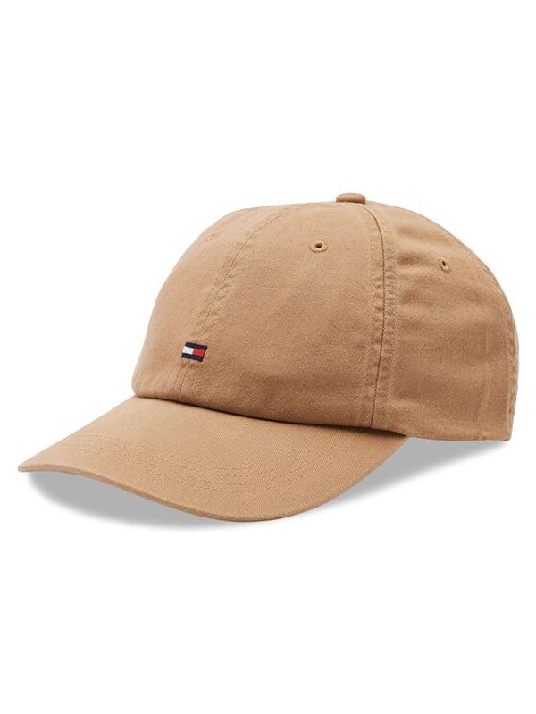 Tommy Hilfiger Tommy Hilfiger Шапка с козирка Flag Soft AM0AM10530 Кафяв