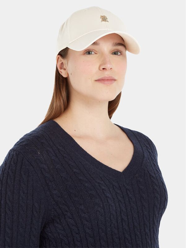 Tommy Hilfiger Tommy Hilfiger Шапка с козирка Monogram Cap AW0AW15294 Бежов