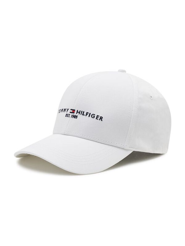 Tommy Hilfiger Tommy Hilfiger Шапка с козирка Th Established Cap AM0AM07352 Бял