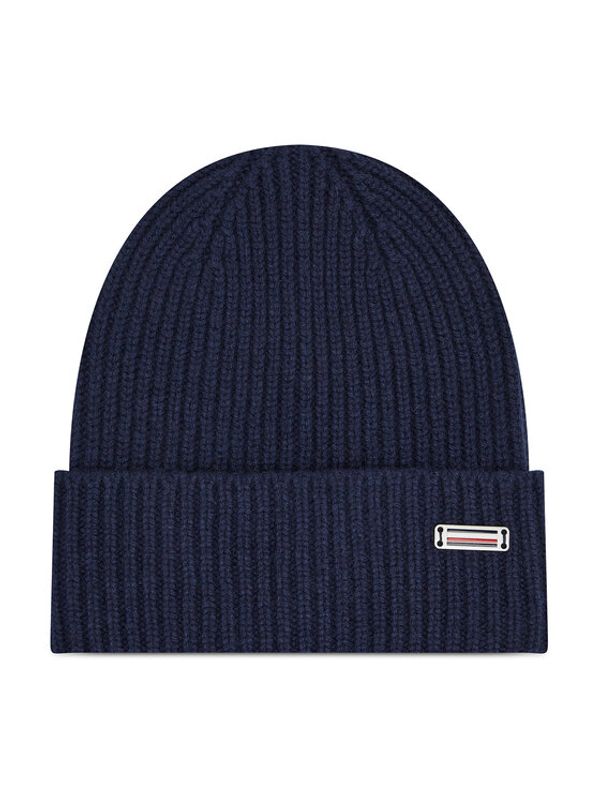 Tommy Hilfiger Tommy Hilfiger Шапка Th Lux Cashmere Beanie AM0AM07873 Тъмносин