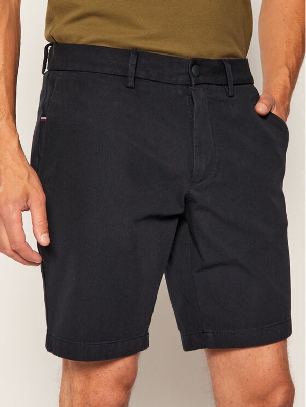 Tommy Hilfiger Tommy Hilfiger Шорти от плат Brooklyn Th Cool Sho MW0MW13527 Тъмносин Regular Fit