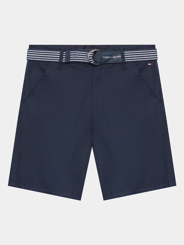 Tommy Hilfiger Tommy Hilfiger Шорти от плат Essential KB0KB08127 D Тъмносин Slim Fit