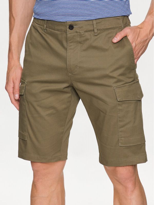 Tommy Hilfiger Tommy Hilfiger Шорти от плат John Cargo 1985 MW0MW31244 Зелен Regular Fit