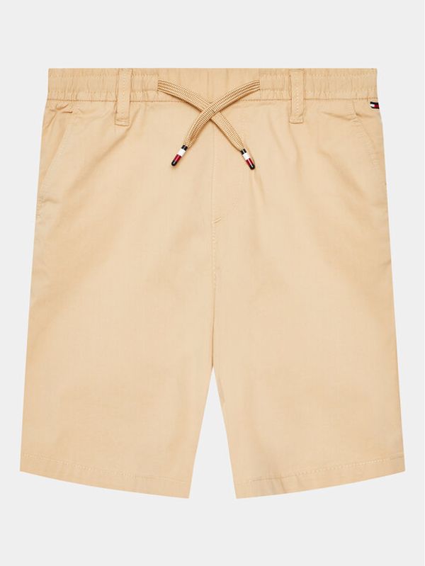Tommy Hilfiger Tommy Hilfiger Шорти от плат KB0KB08124 D Кафяв Regular Fit