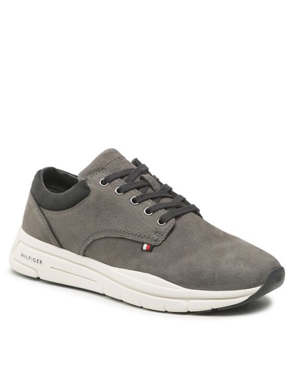 Tommy Hilfiger Tommy Hilfiger Сникърси Comfort Lth Hybrid Shoe FM0FM04411 Сив