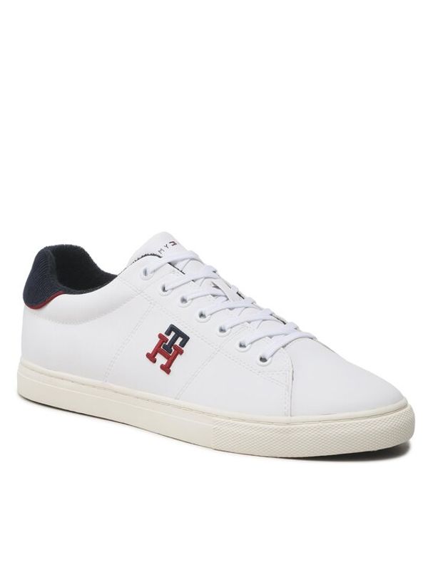 Tommy Hilfiger Tommy Hilfiger Сникърси Core Vulc Varsity Monogram FM0FM04350 Бял
