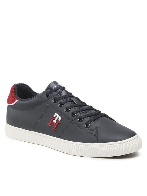 Tommy Hilfiger Tommy Hilfiger Сникърси Core Vulc Varsity Monogram FM0FM04350 Тъмносин