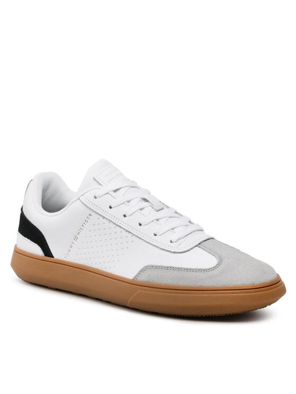 Tommy Hilfiger Tommy Hilfiger Сникърси Corporate Seasonal Cup Leather FM0FM04491 Бял