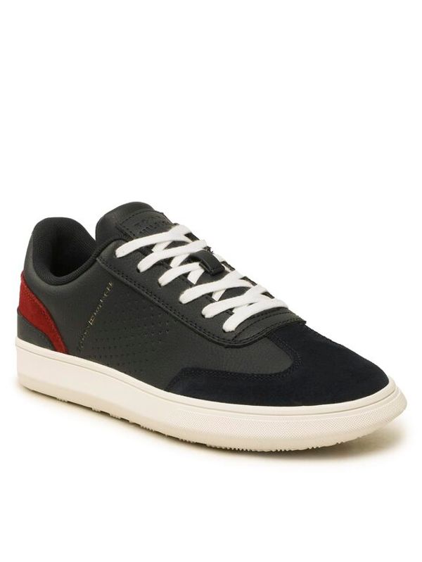 Tommy Hilfiger Tommy Hilfiger Сникърси Corporate Seasonal Cup Leather FM0FM04491 Тъмносин