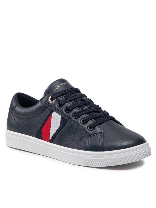 Tommy Hilfiger Tommy Hilfiger Сникърси Corporate Tommy Cupsole FW0FW06605 Тъмносин