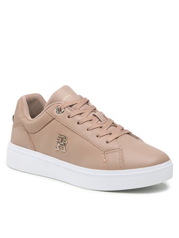 Tommy Hilfiger Tommy Hilfiger Сникърси Court Sneaker FW0FW06854 Кафяв