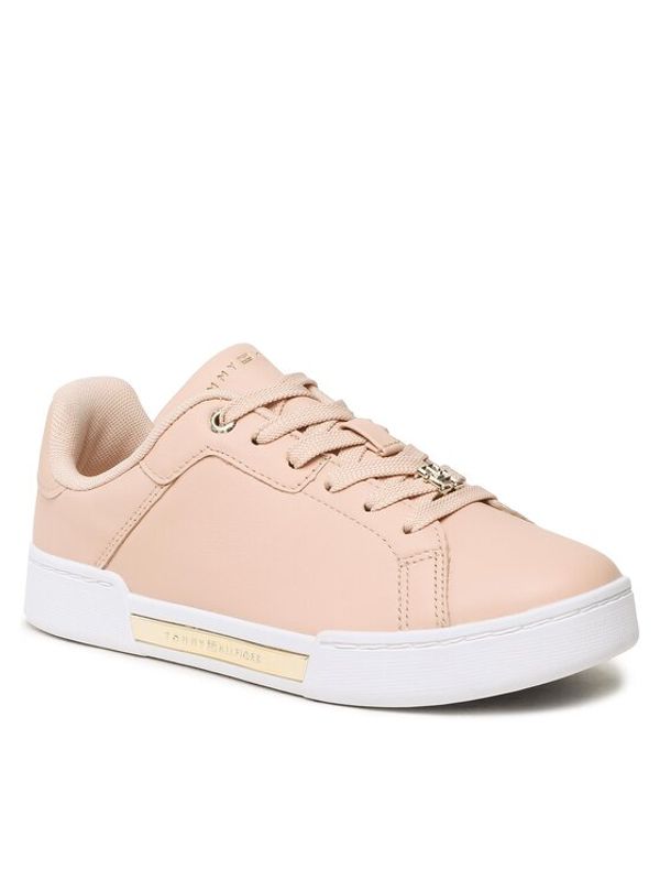 Tommy Hilfiger Tommy Hilfiger Сникърси Court Sneaker Golden Th FW0FW07116 Розов