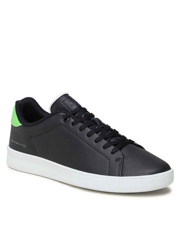 Tommy Hilfiger Tommy Hilfiger Сникърси Court Sneaker Leather Cup FM0FM04483 Тъмносин