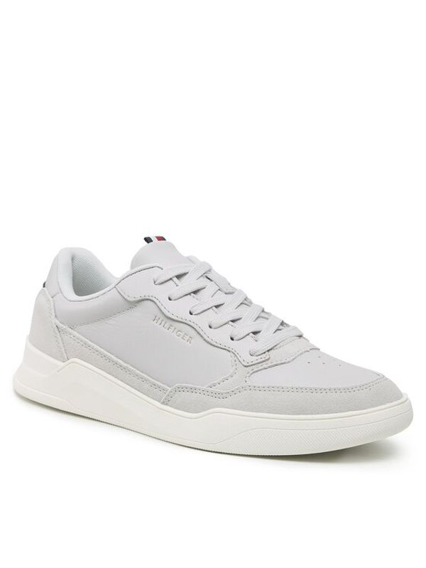 Tommy Hilfiger Tommy Hilfiger Сникърси Elevated Cupsole Leather Mix FM0FM04358 Сив
