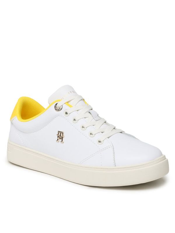 Tommy Hilfiger Tommy Hilfiger Сникърси Elevated Essential Court Sneaker FW0FW07377 Бял