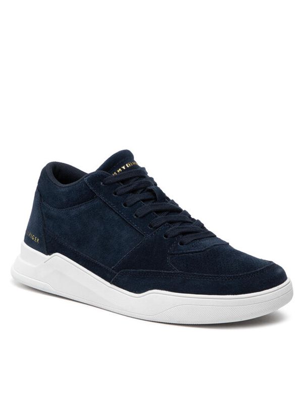 Tommy Hilfiger Tommy Hilfiger Сникърси Elevated Mid Cup Suede FM0FM04134 Тъмносин