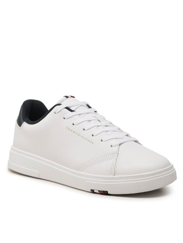 Tommy Hilfiger Tommy Hilfiger Сникърси Elevated Rbw Cupsole Leather FM0FM04487 Бял